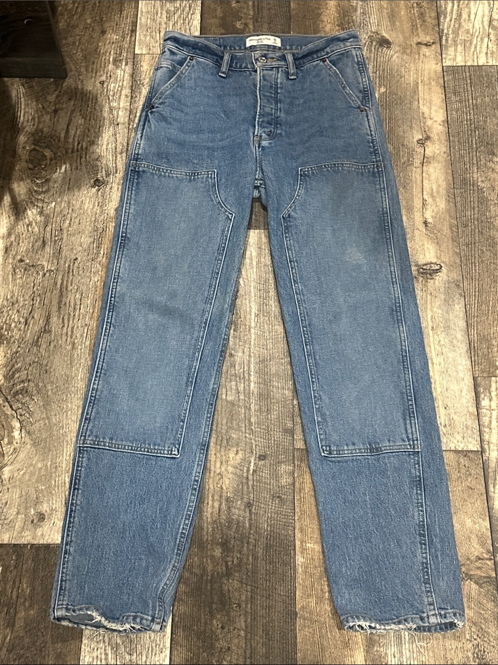 Abercrombie Dad Jeans Western Chaps